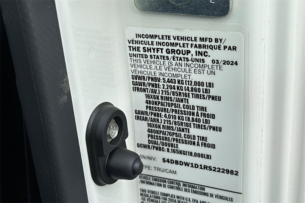 2024 Chevrolet Low Cab Forward 3500 WT