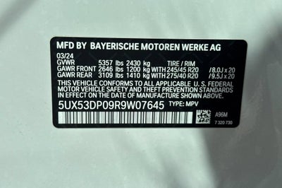2024 BMW X3 xDrive30i