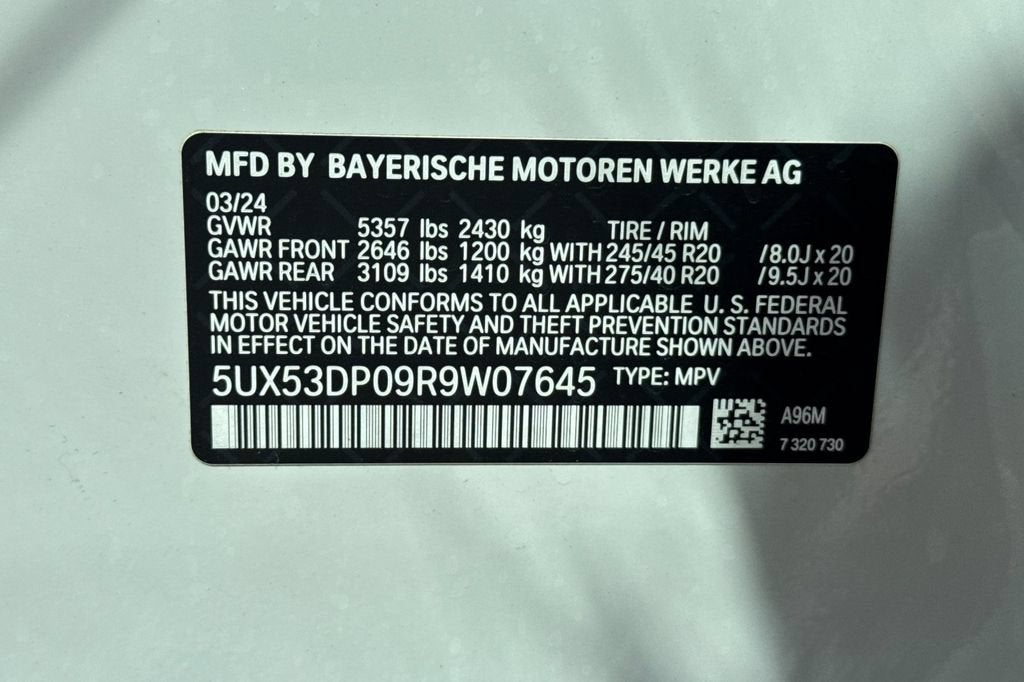 2024 BMW X3 xDrive30i