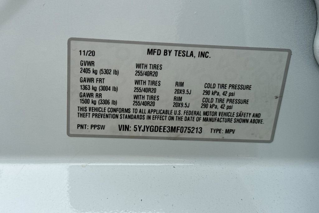 2021 Tesla Model Y Long Range