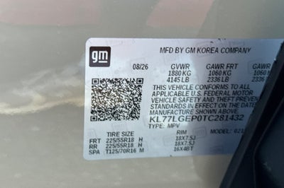 2026 Chevrolet Trax 1RS