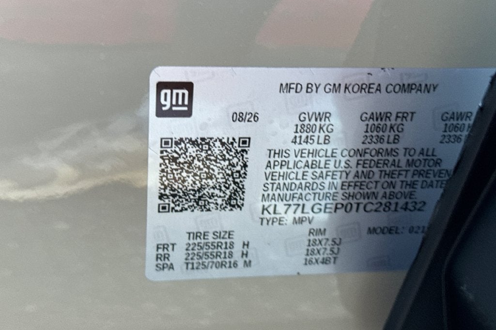2026 Chevrolet Trax 1RS