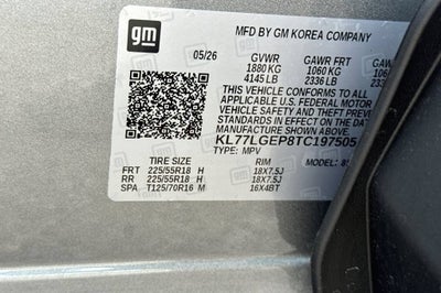 2026 Chevrolet Trax 1RS