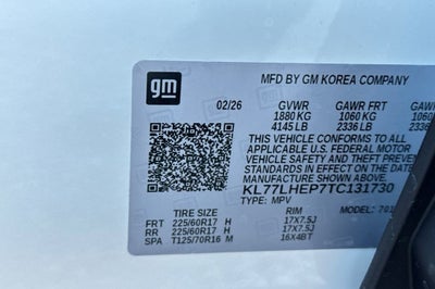 2026 Chevrolet Trax LT