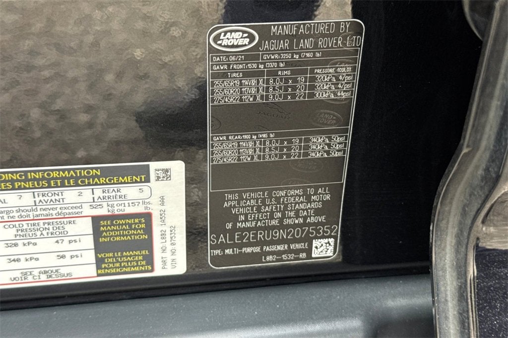 2022 Land Rover Defender X-Dynamic SE