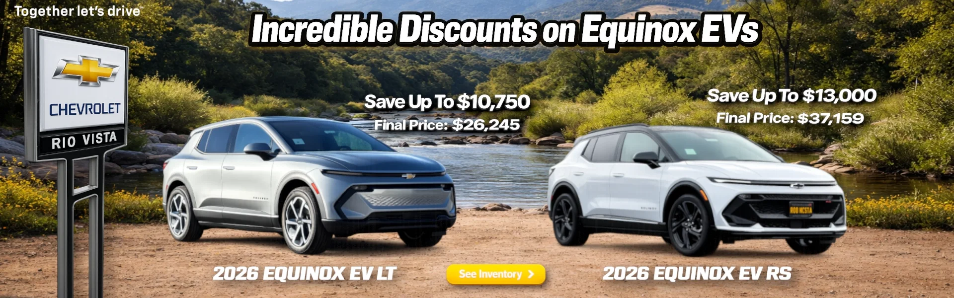 Rio Vista Chevrolet Equinox EV Specials Offers