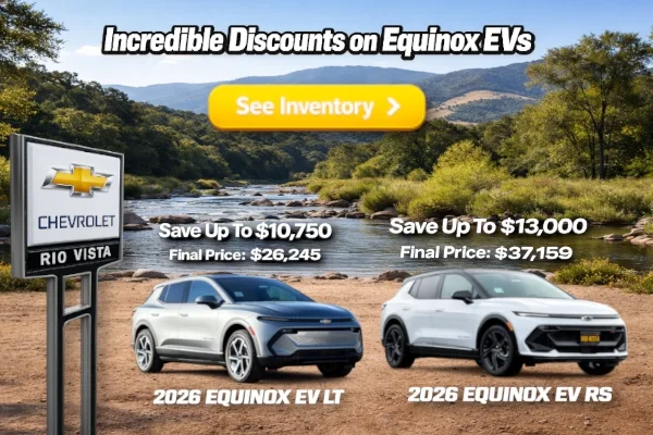 Rio Vista Chevrolet Equinox EV Specials Offers